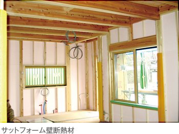 サットフォーム壁断熱材